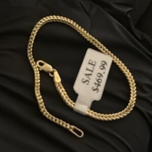 Franco link bracelet 10K gold